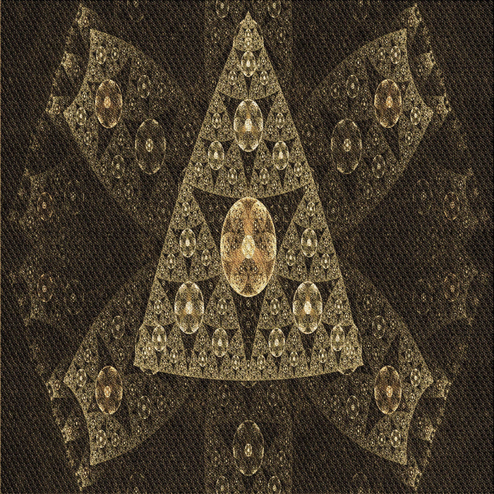 Round Machine Washable Transitional Oak Brown Rug, wshpat1373brn