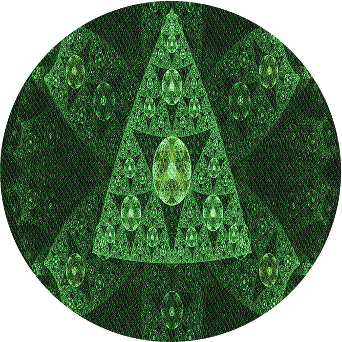 Square Machine Washable Transitional Black Rug in a Living Room, wshpat1373grn