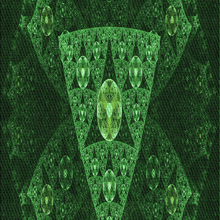 Machine Washable Transitional Black Rug, wshpat1373grn