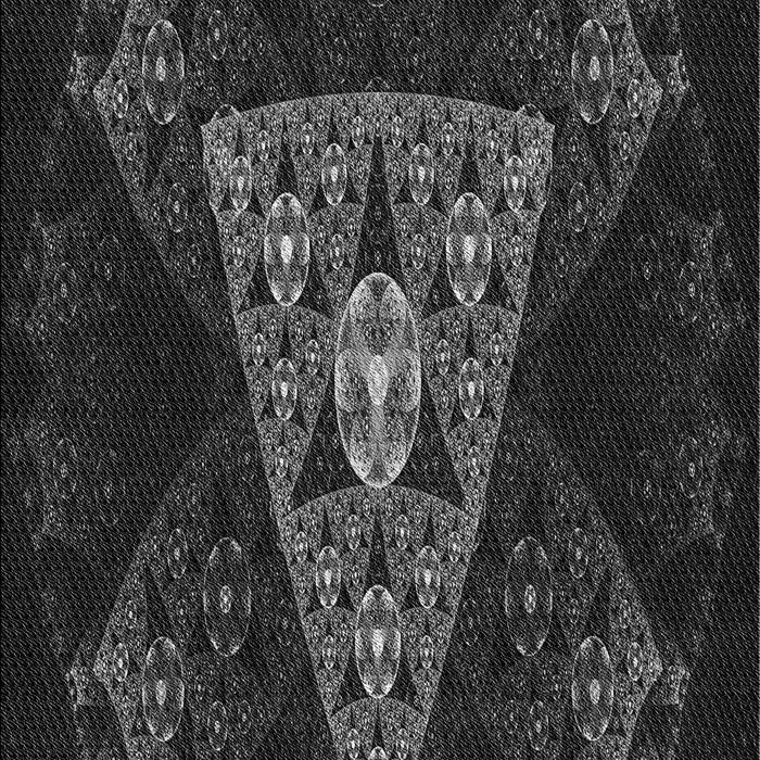 Patterned Carbon Gray Rug, pat1373gry