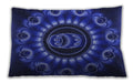 Patterned Rectangular Denim Dark Blue Lumbar Throw Pillow, 13 inch by 19 inch, lbpat1374blu