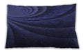 Patterned Rectangular Night Blue Lumbar Throw Pillow, 13 inch by 19 inch, lbpat1375blu