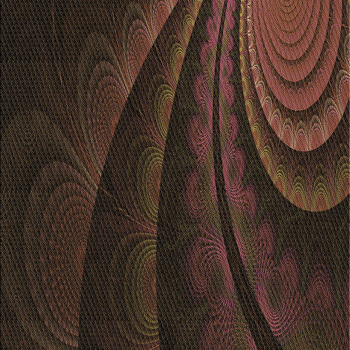 Patterned Black Brown Rug, pat1375brn