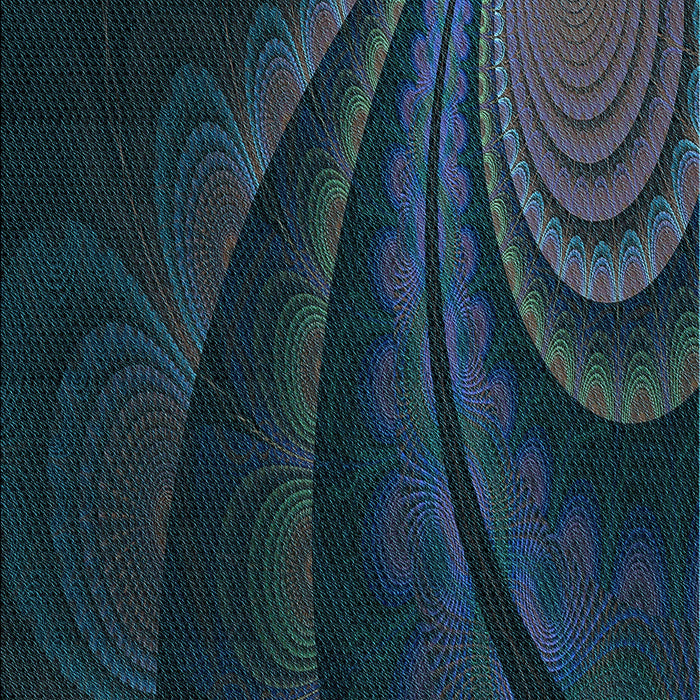 Patterned Blue Rug, pat1375lblu