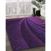 Patterned Dark Purple Rug in Family Room, pat1375pur