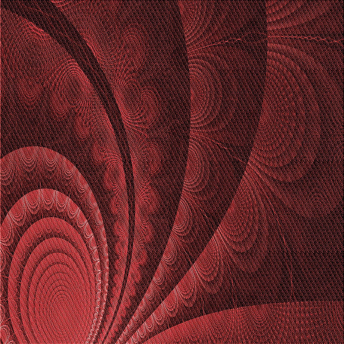 Round Patterned Maroon Red Rug, pat1375rd