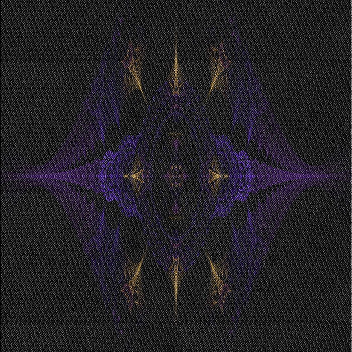 Patterned Light Black Novelty Rug, pat1376