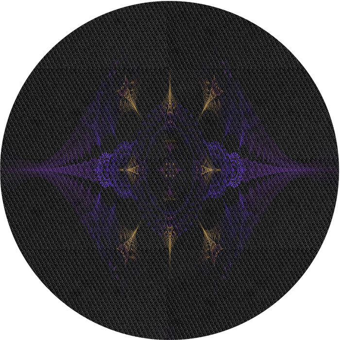 Square Machine Washable Transitional Light Black Rug, wshpat1376