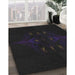 Machine Washable Transitional Light Black Rug in a Family Room, wshpat1376