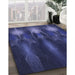 Machine Washable Transitional Royal Blue Rug in a Family Room, wshpat1377blu