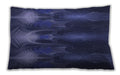 Patterned Rectangular Royal Blue Lumbar Throw Pillow, 13 inch by 19 inch, lbpat1377blu