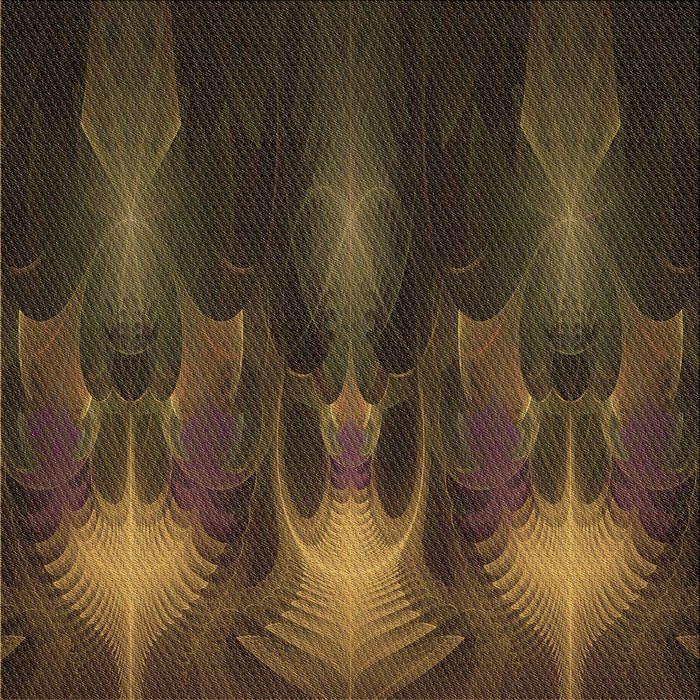 Round Patterned Oak Brown Rug, pat1377brn