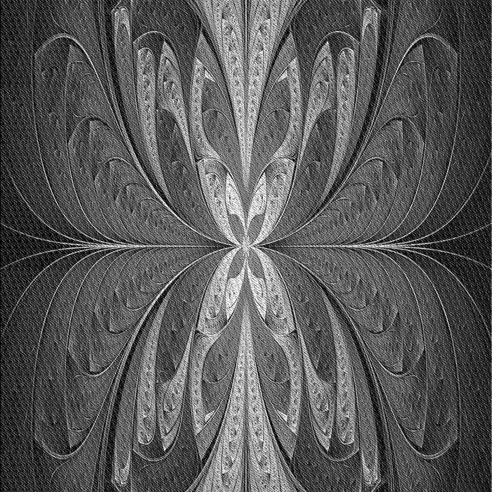 Patterned Charcoal Black Rug, pat1378gry