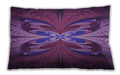 Patterned Rectangular Medium Orchid Purple Lumbar Throw Pillow, 13 inch by 19 inch, lbpat1378pur
