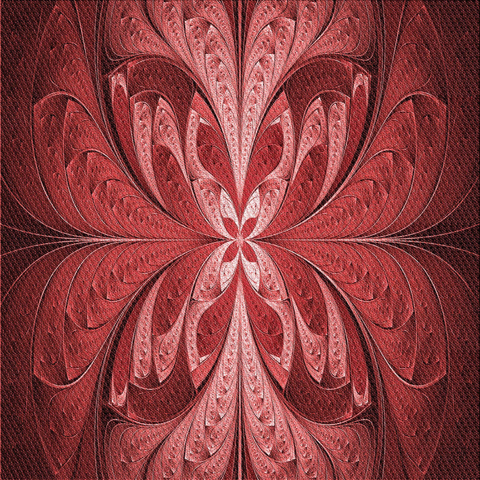Round Patterned Red Rug, pat1378rd