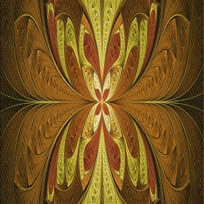 Patterned Red Rug, pat1378yw