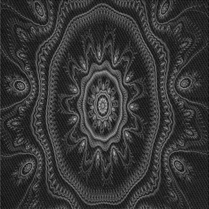 Round Machine Washable Transitional Black Rug, wshpat1379gry