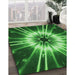 Machine Washable Transitional Deep Emerald Green Rug in a Family Room, wshpat138grn