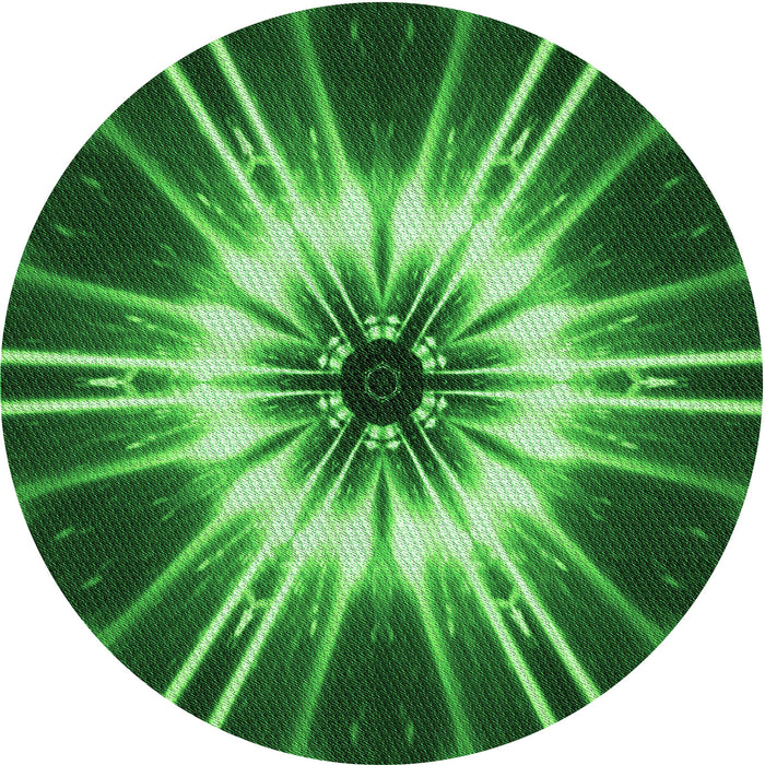 Square Machine Washable Transitional Deep Emerald Green Rug in a Living Room, wshpat138grn