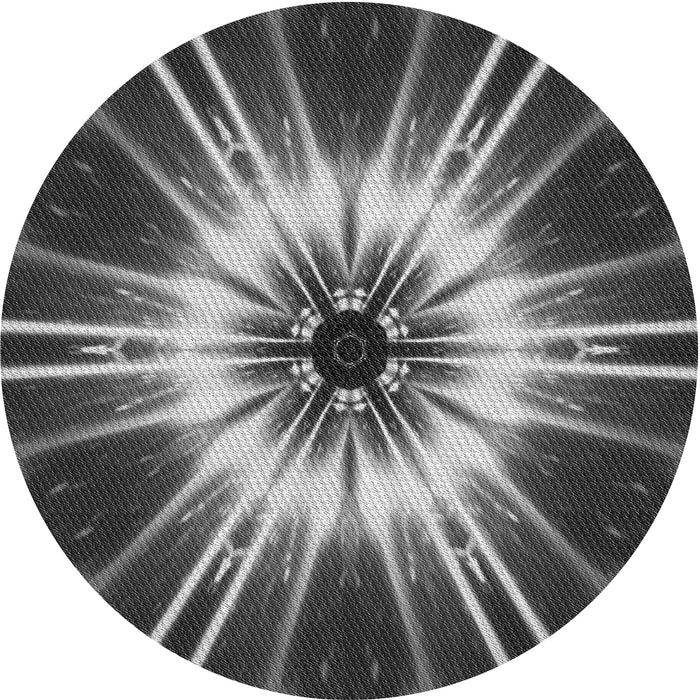 Square Machine Washable Transitional Gunmetal Gray Rug in a Living Room, wshpat138gry