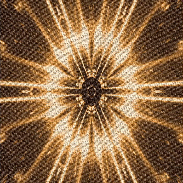 Patterned Orange Rug, pat138org