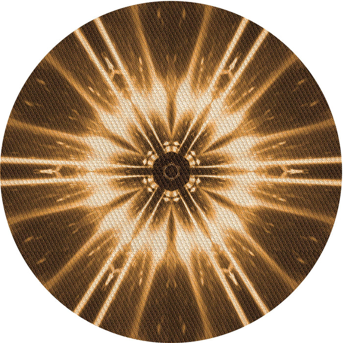 Square Machine Washable Transitional Orange Rug in a Living Room, wshpat138org