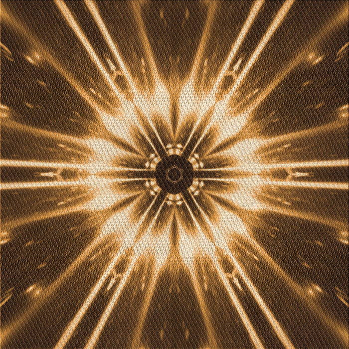 Round Machine Washable Transitional Orange Rug, wshpat138org