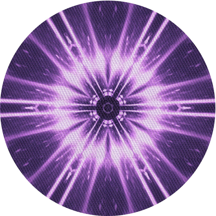 Square Patterned Purple Rug, pat138pur