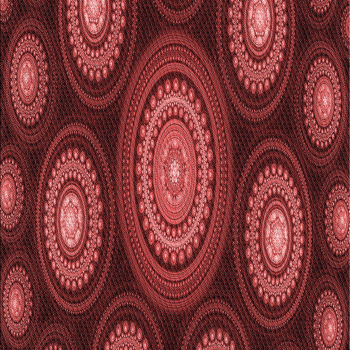 Machine Washable Transitional Red Rug, wshpat1380rd