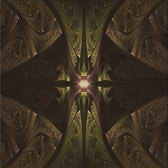 Round Patterned Midnight Gray Rug, pat1381brn