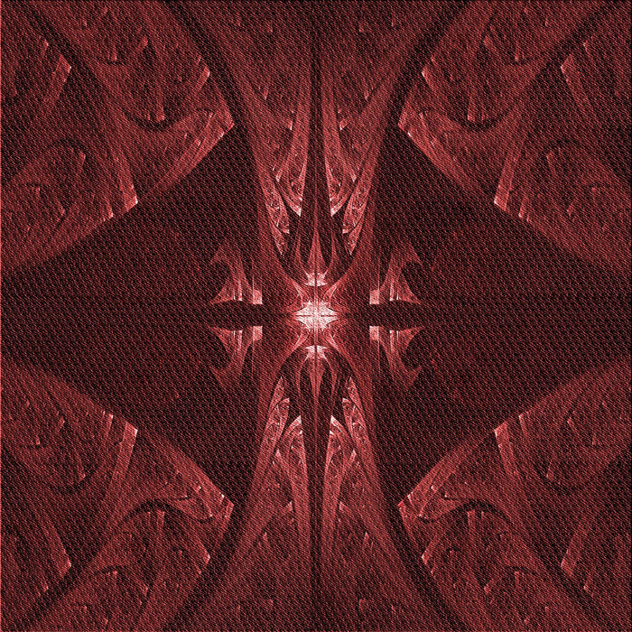 Round Patterned Fire Brick Red Rug, pat1381rd