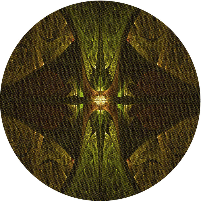 Square Machine Washable Transitional Dark Bronze Brown Rug in a Living Room, wshpat1381yw