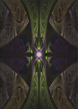 Patterned Black Novelty Rug, pat1381