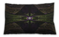Patterned Rectangular Black Lumbar Throw Pillow, 13 inch by 19 inch, lbpat1381