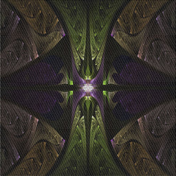 Square Patterned Black Novelty Rug, pat1381