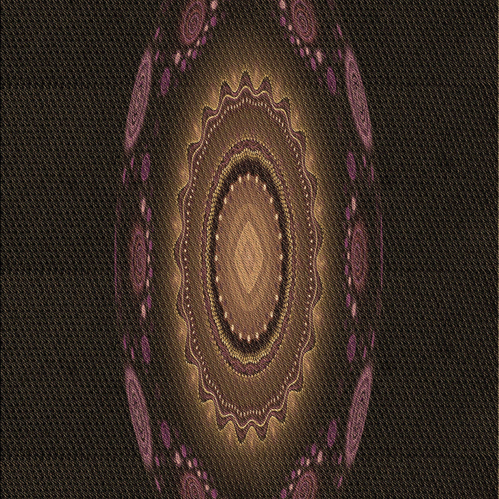 Patterned Midnight Gray Rug, pat1382brn