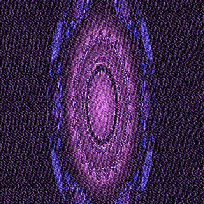 Patterned Deep Purple Rug, pat1382pur