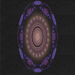 Square Patterned Black Novelty Rug, pat1382