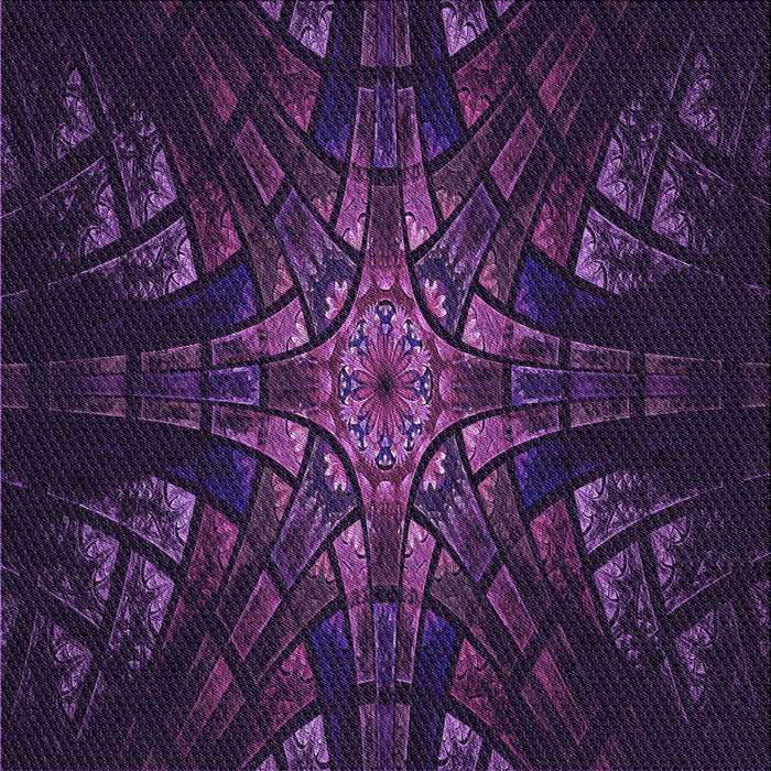 Round Machine Washable Transitional Deep Purple Rug, wshpat1383pur