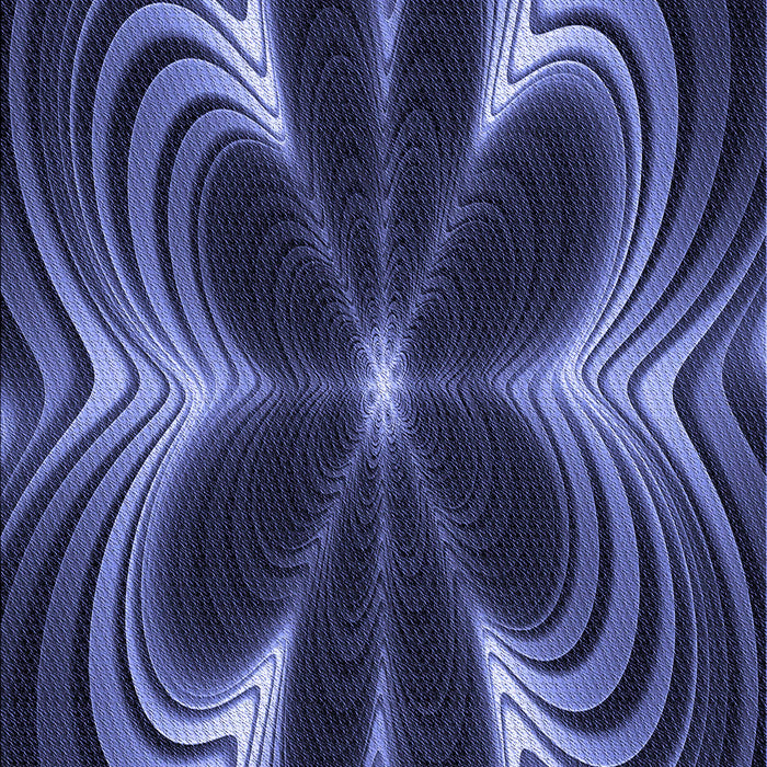 Patterned Midnight Blue Rug, pat1384blu