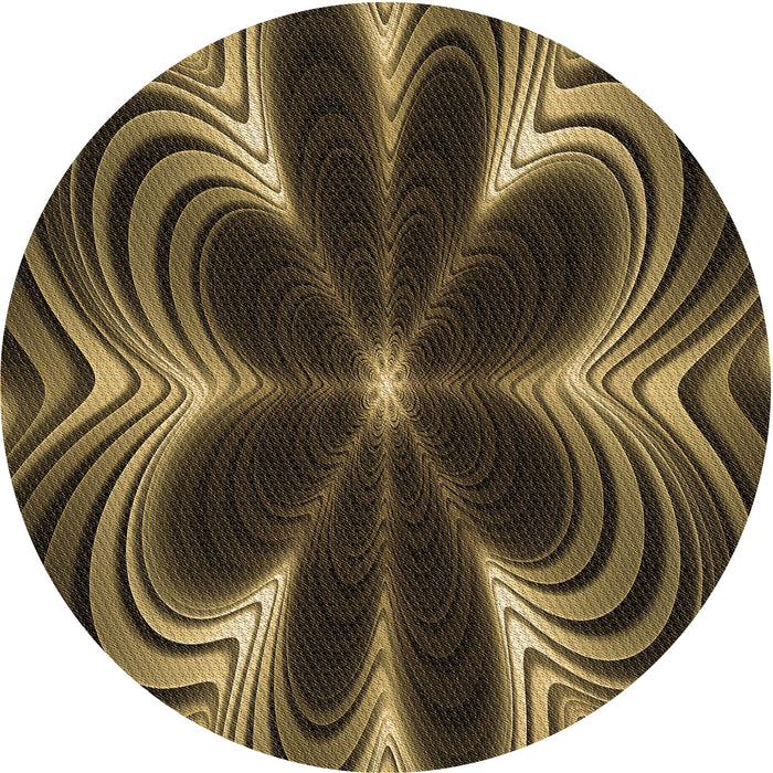 Square Patterned Light Brown Rug, pat1384brn