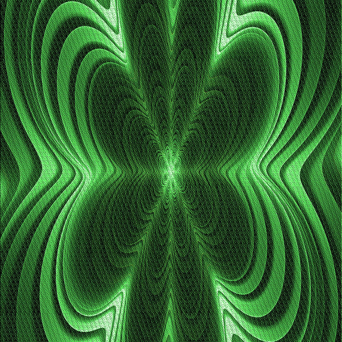 Patterned Deep Emerald Green Rug, pat1384grn