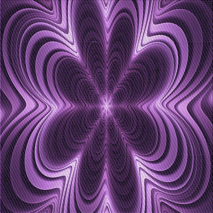 Round Patterned Dark Purple Rug, pat1384pur