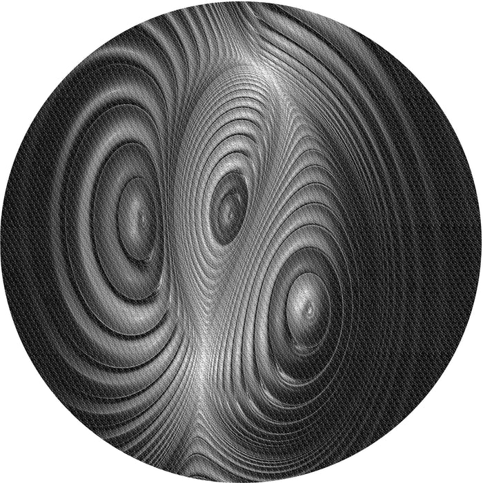 Square Machine Washable Transitional Midnight Gray Rug in a Living Room, wshpat1385gry