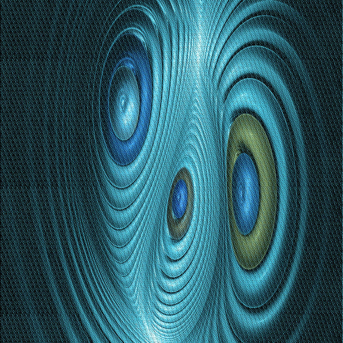 Patterned Deep Teal Green Rug, pat1385lblu