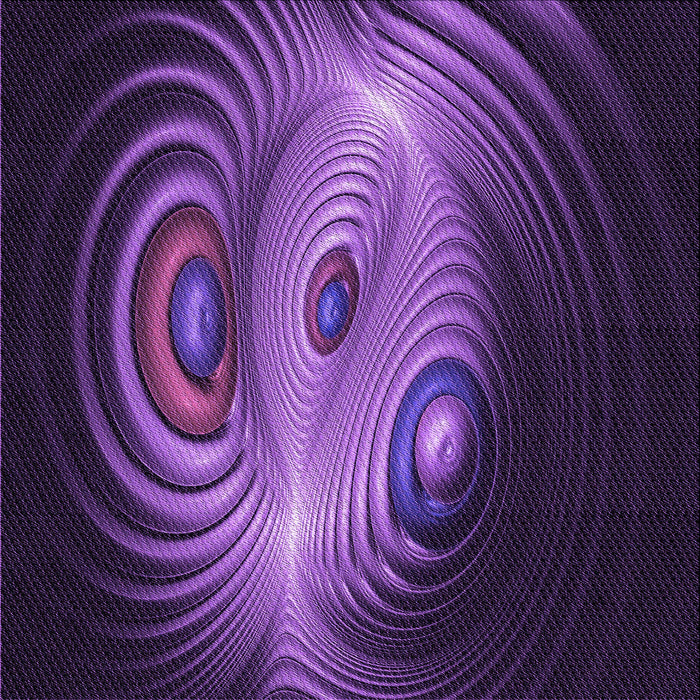 Round Machine Washable Transitional Dark Purple Rug, wshpat1385pur