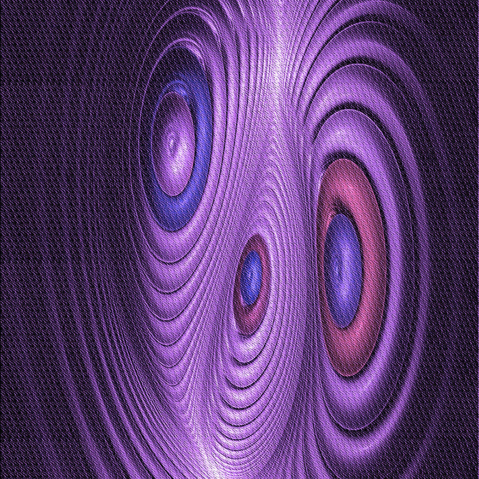 Patterned Dark Purple Rug, pat1385pur