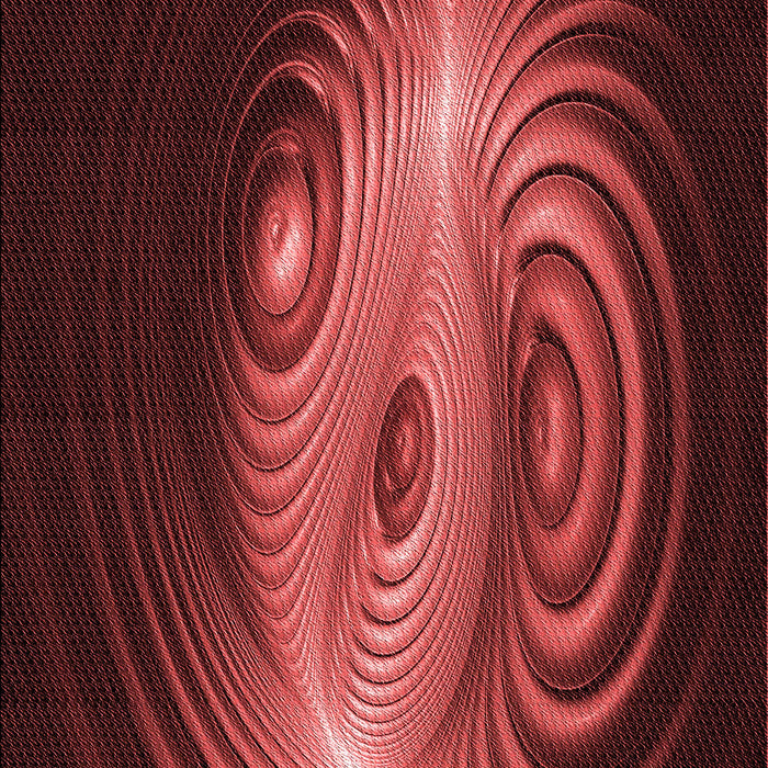 Patterned Red Rug, pat1385rd