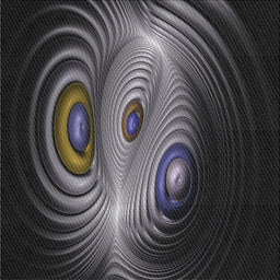 Square Patterned Black Novelty Rug, pat1385