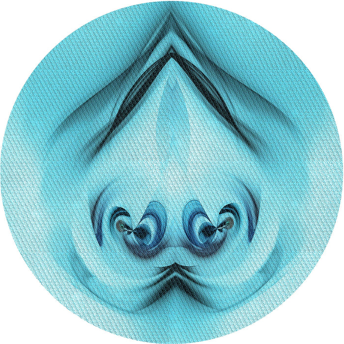 Square Machine Washable Transitional Dark Turquoise Green Rug in a Living Room, wshpat1386lblu